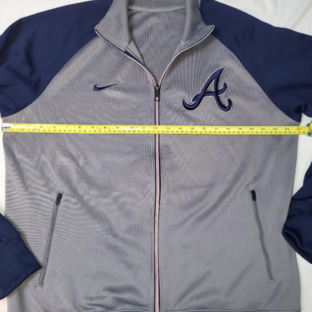 Nike X Atlanta Braves Track Jacket Men's‎ Size Large